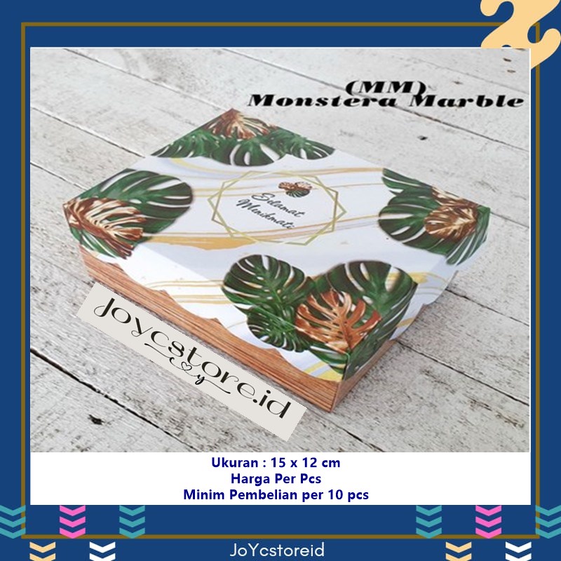 

Dus Roti Kotak Kue Cantik R5k MONSTERA MARBLE Kotak 15x12 Box/Dus Kue / Dus Snack / Snack Box / Box Snack / Dus Masi / Dus Jajan / Kotak Snack / Box Kue / Box Kue / Snack Hampers