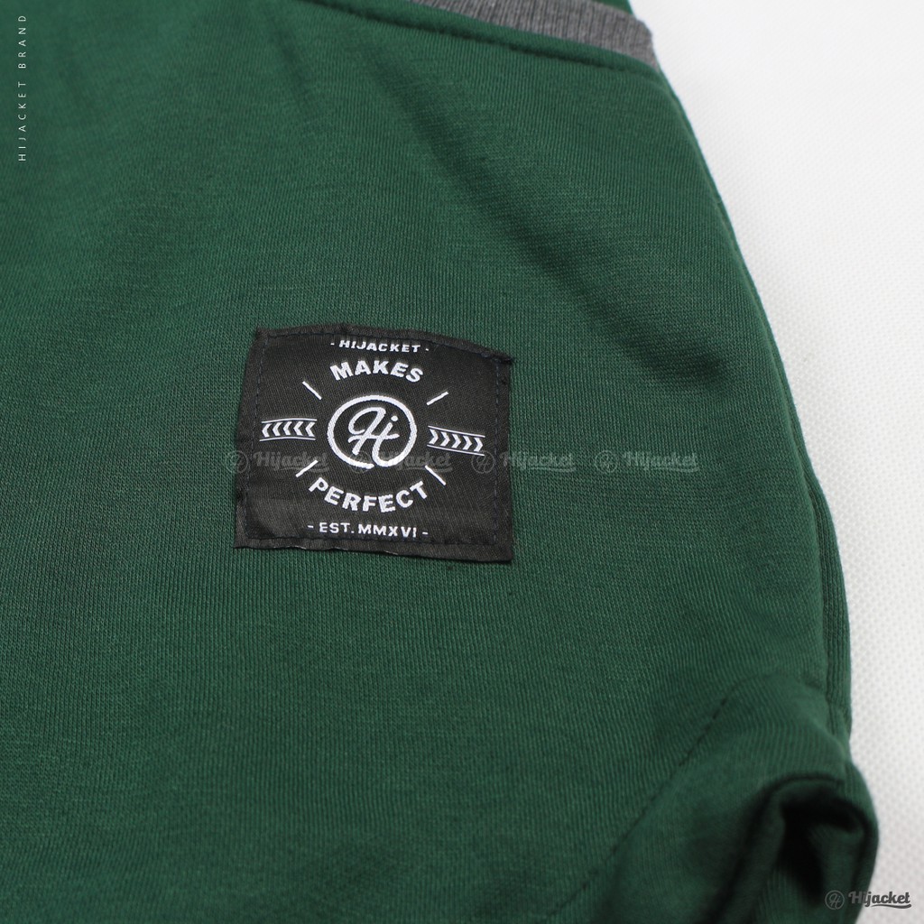 NEW hijacket elektra jaket wanita hoodie all varian warna GREEN L & XL-5