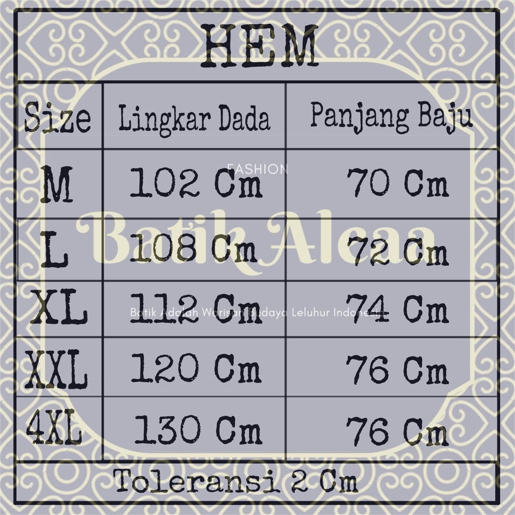 Batik Aleaa Couple batik seragam hajatan.