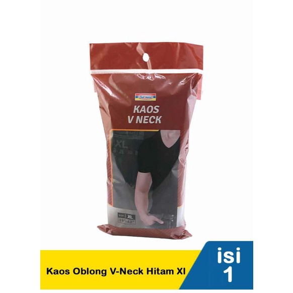 Indomaret Kaos Oblong V-Neck Hitam Xl
