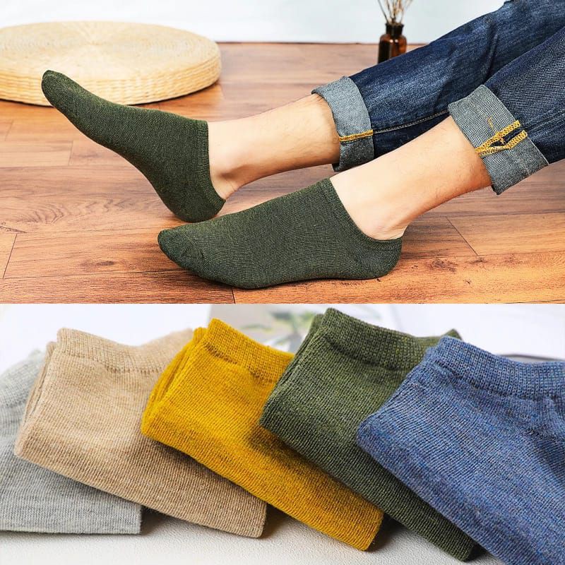 KAOS KAKI PENDEK MATAKAKI POLOS PRIA WANITA REMAJA MURAH / ANGKLE SOCKS UNISEX-3