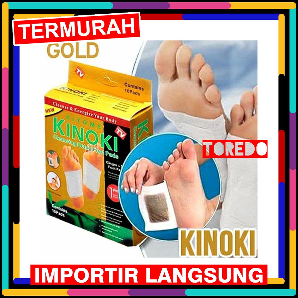 KOYO KAKI KINOKI GOLD DETOX FOOT PATCH PADS KOYO PENYERAP RACUN