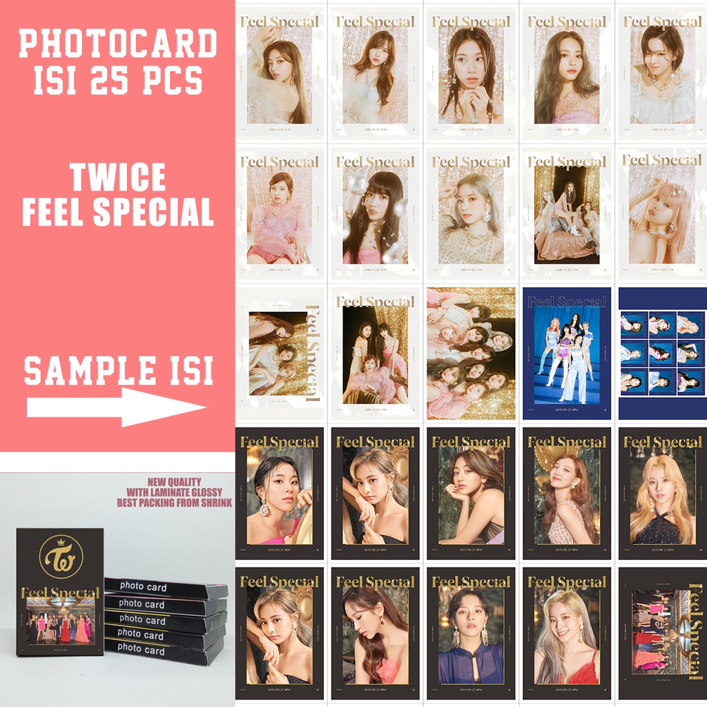 Photocard twice isi 25sheet