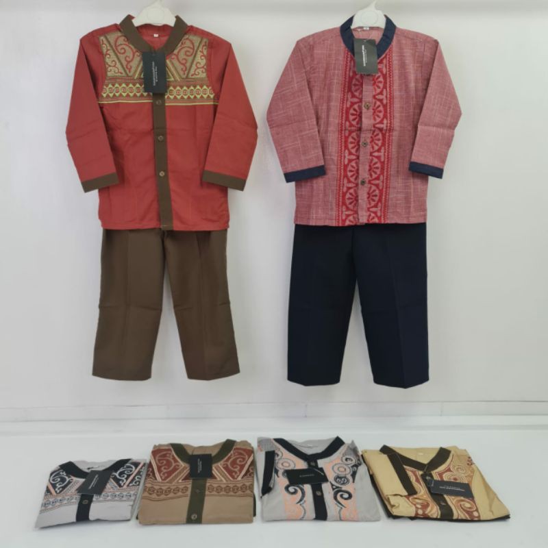 Baju Koko Setelan Anak Lengan Panjang TAKASHIMURA