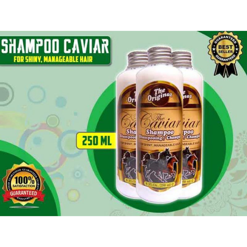 THE CAVIAR SHAMPOO CONDITIONER SHAMPO KUDA BPOM ORIGINAL