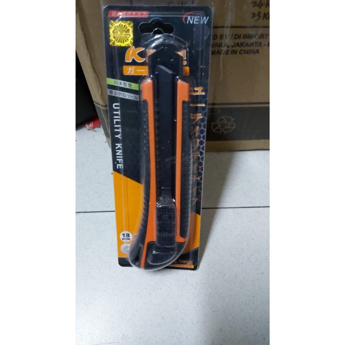 

pisau cutter KAPUSI mata bonus isi cutter 3pcs