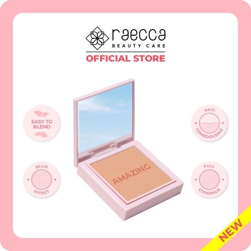 READY! BEDAK RAECCA INSTANT BLURRING EFFECT SHADE STUNNING DAZZLING CHARMING AMAZING POWDER BEDAK PADAT RAECCA VIRAL INSTANT BLUR BEDAK VIRAL RAECCA PENUTUP PORI-PORI