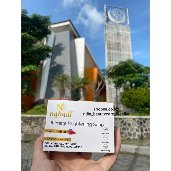 NABADI / ultima brightening soap / sabun wajah pemutih / sabun jerawat / sabun glutathione / sabun p