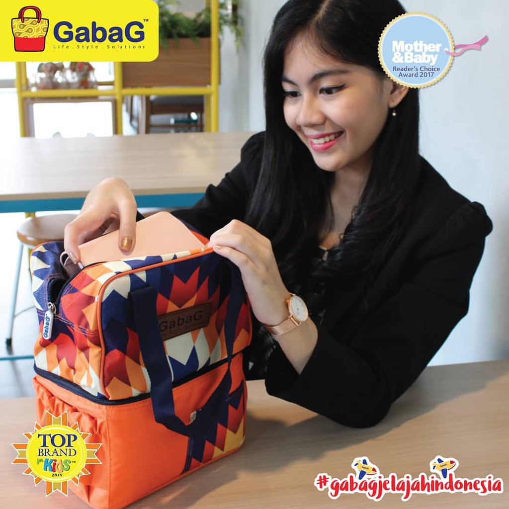 Cooler Bag Gabag Nuri Pop Series free 1pcs icegel