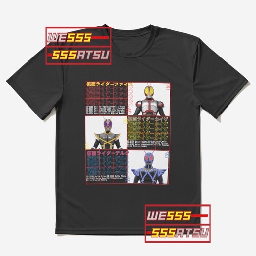 KAOS KAMEN RIDER FAIZ KAIXA DELTA