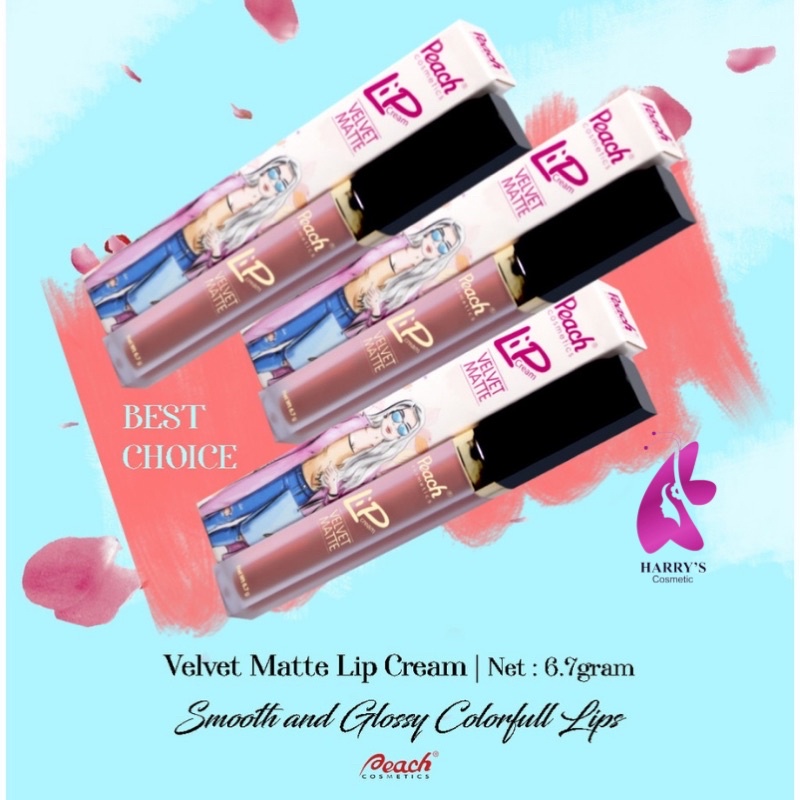 PEACH LIP CREAM VELVET MATTE