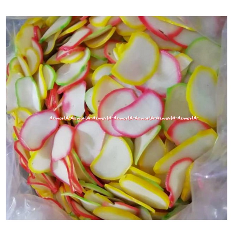 Okey Krupuk Bawang Aroma 200gr Kerupuk Bawang Warna Warni Mentah Siap Goreng Oke Okay Onion Cracker