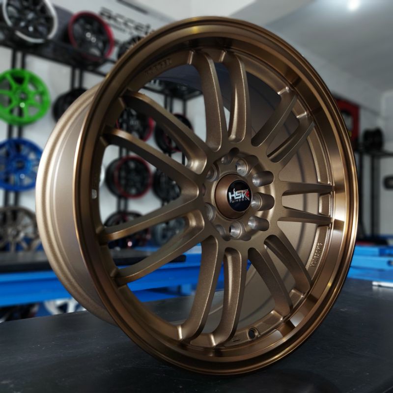 Paket Velg HSR Wheel Ring 15 Dan Ban Model JDM Racing Lebar Rata