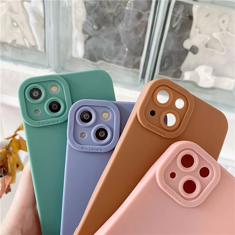 Case Procamera Iphone X Xs Xs Max XR Silikon Softcase Macaron Lentur Casing Matte