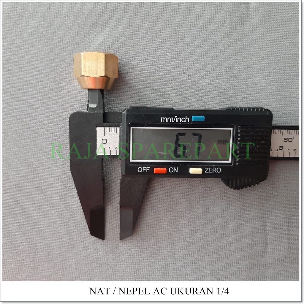 NAT / NEPEL Pipa AC Ukuran 1/4&quot;