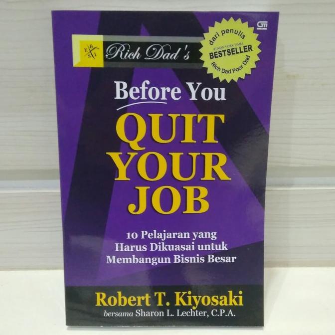 

[[COD]] Buku Before You Quit Your Job by Robert T. Kiyosaki - 10 Pelajaran CUCI GUDANG Kode 1373