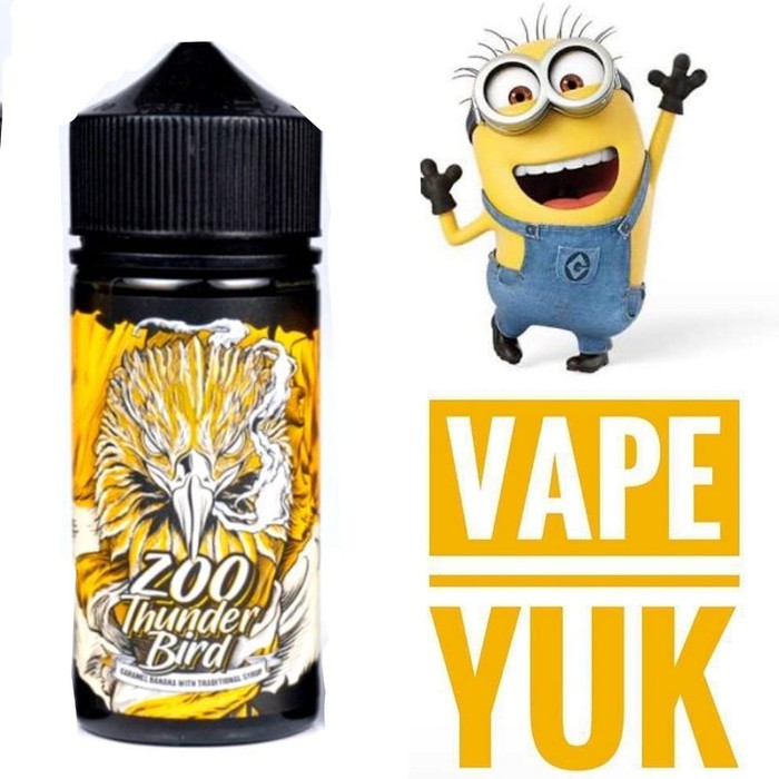 Zoo Thunder Bird Caramel Banana 100ML by Vapezoo Brewery berpita cukai