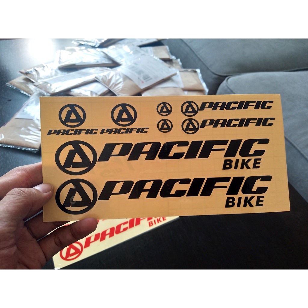 Cutting Stiker Pacific Variasi Sepeda Sticker Frame Aksesoris Body Style Lipat Keren Decal Striping Bike Road Fixie Mtb Balap Timbul Universal Murah Reflective Nyala Tahan Air Bodi Hologram Batang Gunung Anak Sepedah Kustom Modif