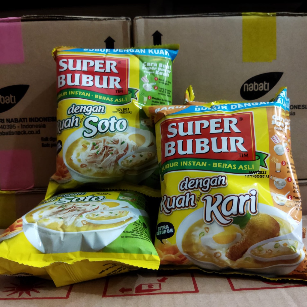 

SUPER BUBUR @ 46 GR / 1 PCS ( rasa random )