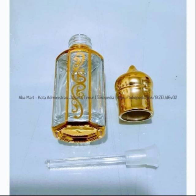Botol Parfum Tola Kubah Emas 6Ml Antik Mewah Saudi. Harga per botol