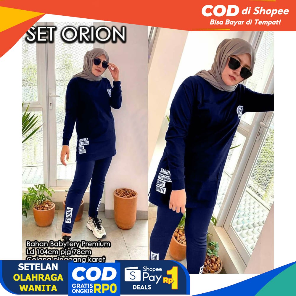 ♪BIG SALEの SETELAN Baju Senam Wanita Zolaqu Set Jogger ZOLAQU SET i.237404295.3551078963
