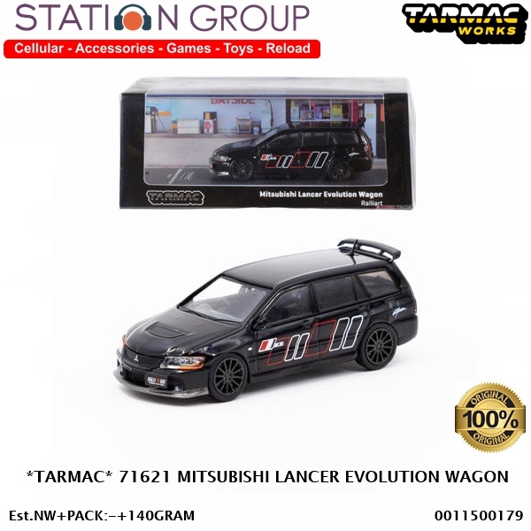 TARMAC 71621 MITSUBISHI LANCER EVOLUTION WAGON - DIECAST
