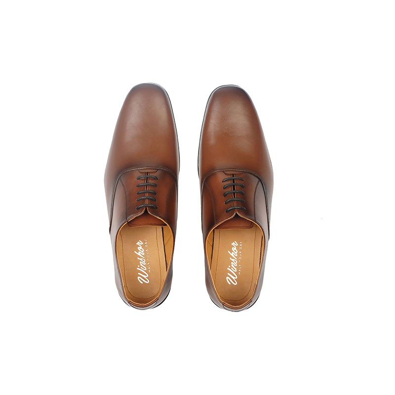 Sepatu Pantofel - 7802 - Winshor - Oxford Lington - Brown