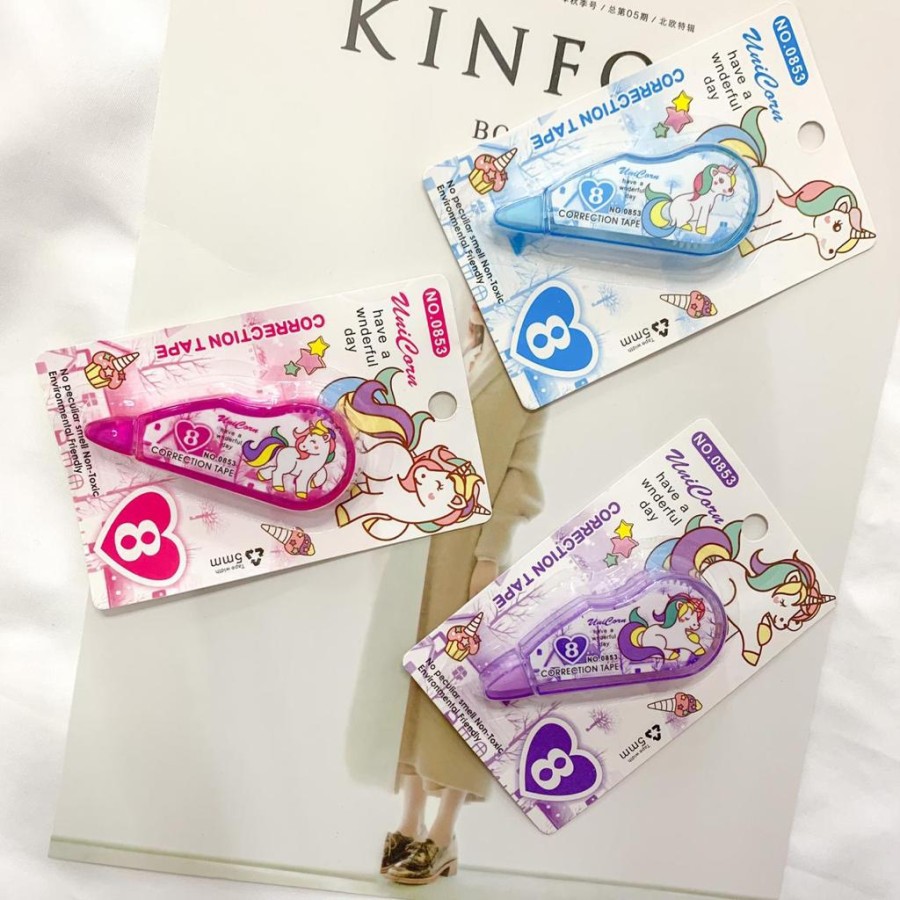 

Tip ex UNICORN tipex tipx roll correction tape Kuda poni Lucu