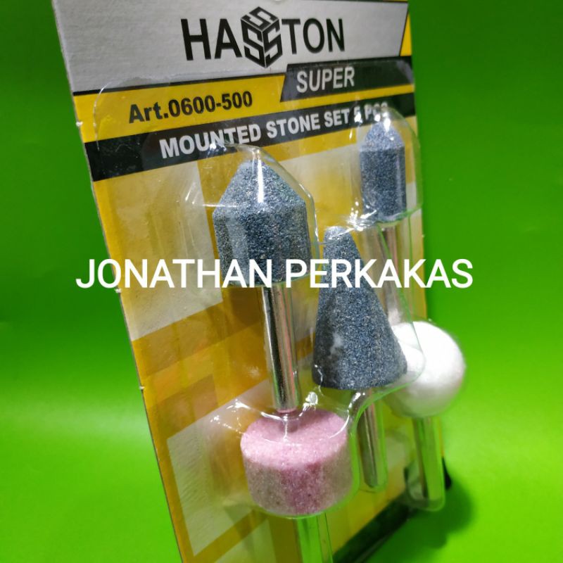 mounted stone 5pcs haston   mata gerinda permen 5pcs haston  mata gurinda stick 5pcs haston ptohex
