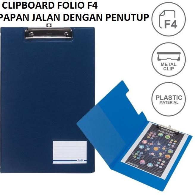 

Papan Ujian / Clipboard + Cover BANTEX 4211 Folio / F4