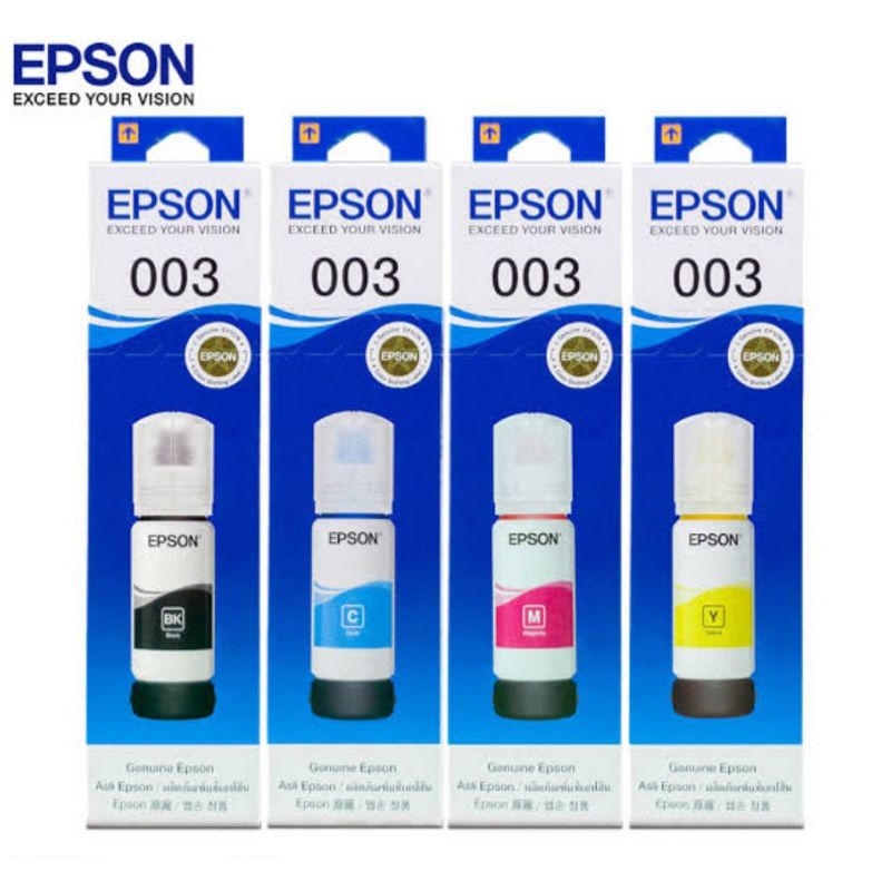 Paket 1 Set Tinta Epson 003 untuk L1110 L3110 L3101 L3110 L3150 L5190