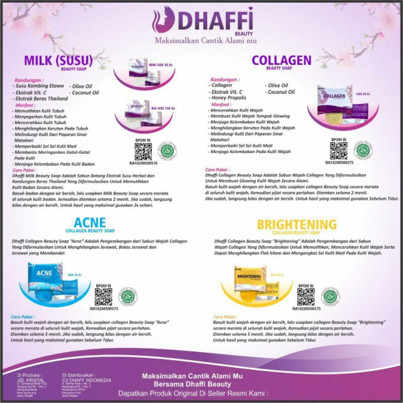 (1 BOX) DHAFFI | DHAFF | DHAFFI BEAUTY | DHAFF BEAUTY | DHAFF FACIAL SOAP | SABUN DHAFFI BEAUTY