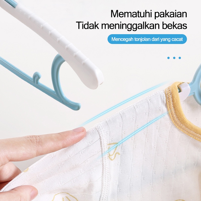 Gantungan baju/Hanger baju anak/Hanger baju/Beruang kartun/Hanger baju anak/Dapat dihubungkan (B289)