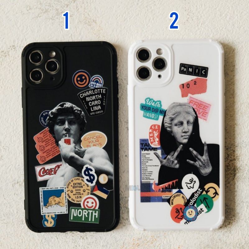 HOT case iphone 12 pro max casing iPhone 12 statue soft case