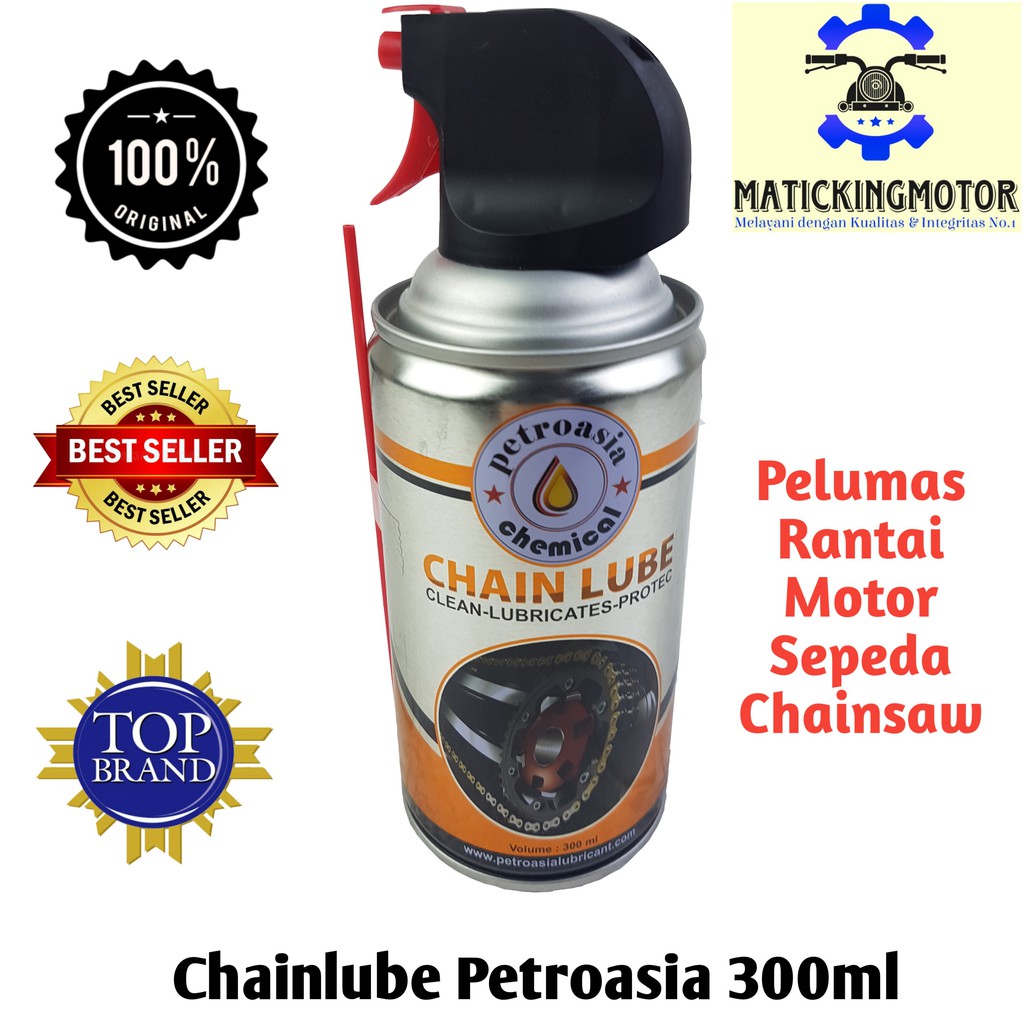 Chainlube pelumas rantai Petroasia anti karat injector cleaner 300 ml