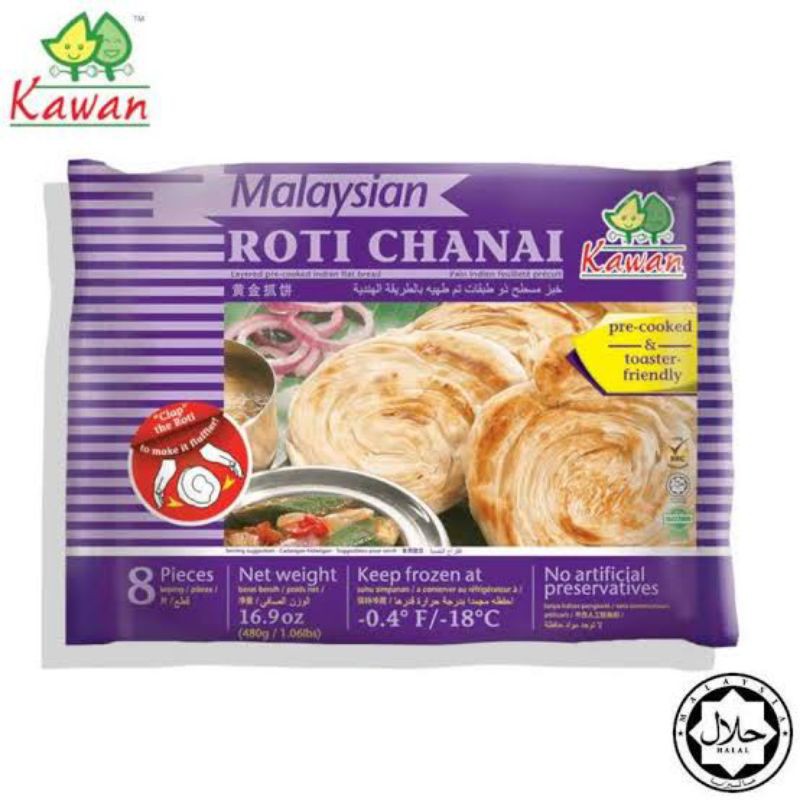 

Kawan Roti Chanai 480gr