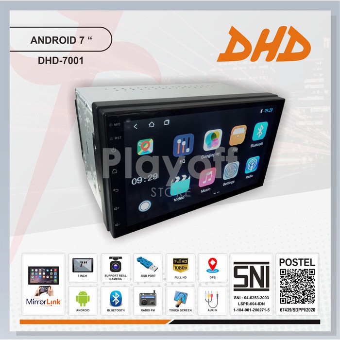 Video TV Mobil Murah ANDROID 7 INCH DHD-7001