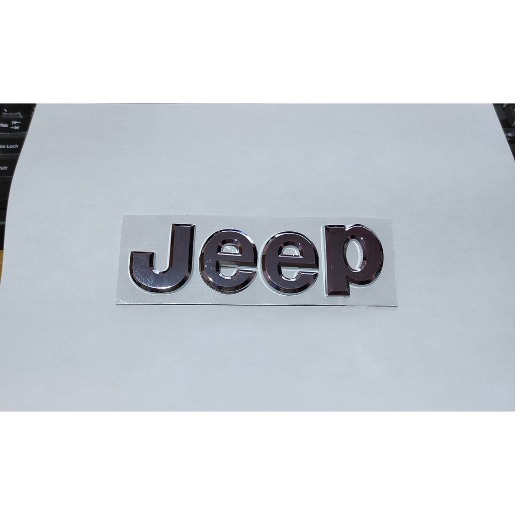 Emblem Mobil Jeep / Logo Jeep Tulisan Chrome