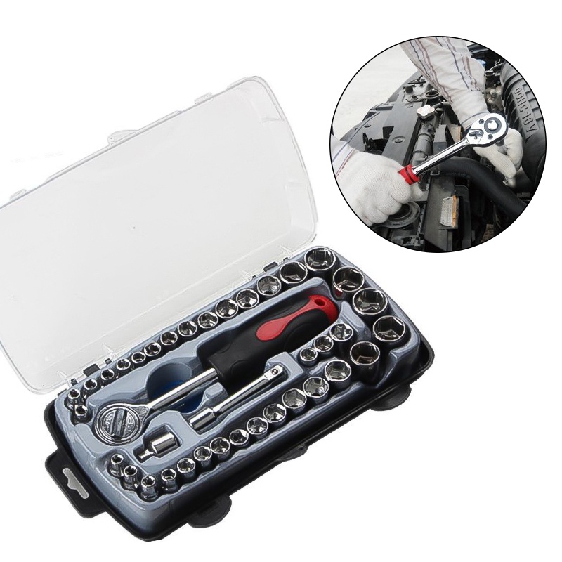 bonkyo Kunci SOK 46 PC Set Socket (1/4 