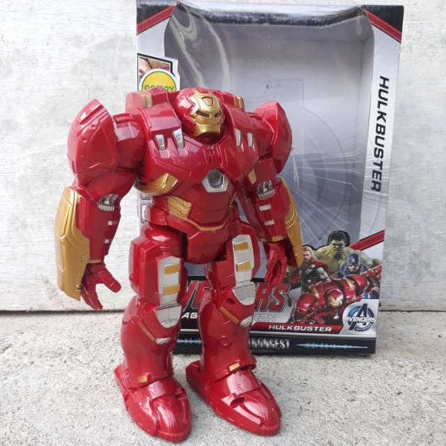 MAINAN ROBOT AVENGERS HULKBUSTER EDUKASI IRONMAN MAINAN ANAK EDUKATIF