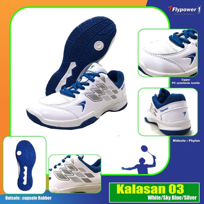 SEPATU BADMINTON FLYPOWER KALASAN 3 ORIGINAL