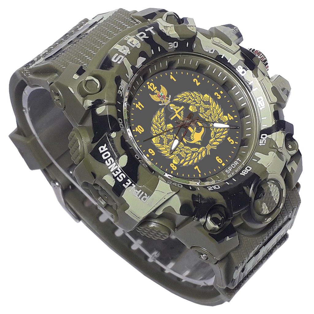 {Istimewa} Jam Tangan TNI-AL (Angkatan Laut) Water Resistant