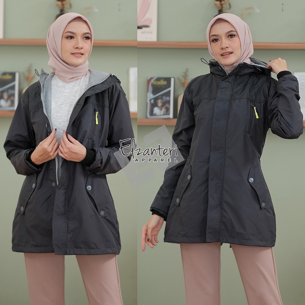 Jaket wanita Bolak Balik Sabrina Terbaru