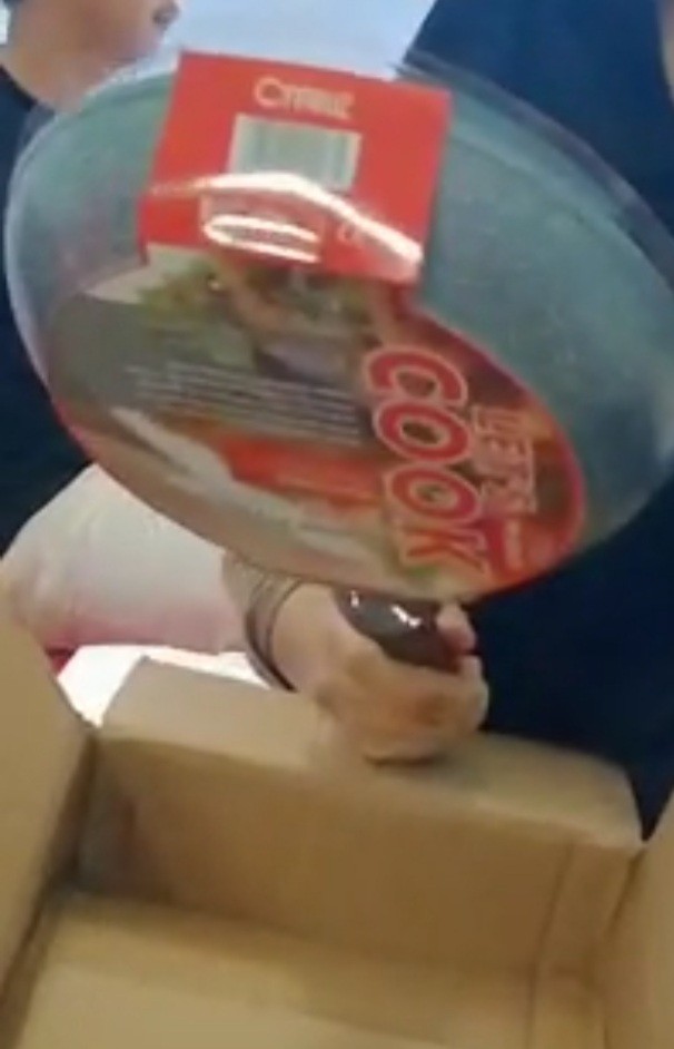 Cypruz Frying Pan Keramik Tanpa Minyak 24cm | Wajan Marble | Penggorengan Anti Lengket | Teplon