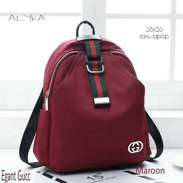 TAS RANSEL EGANT gucci polos TAS RANSEL TAS KULIAH TAS MAIN