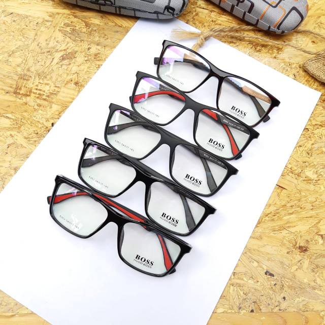 Frame Kacamata Pria E053 | Gratis Lensa Minus / Plus