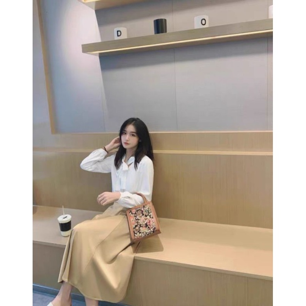 ROK KOREA (Flare SHAKILLA)-ROK SHAKILA KHAKI