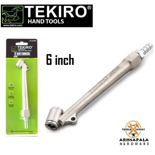 Air Chuck Tekiro 6 inch atau Tire Chuck Alat isi Angin Ban Air Tire Chuck TEKIRO Original