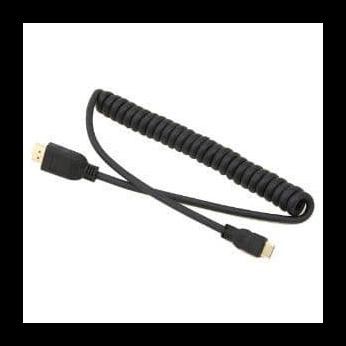 Mini Hdmi To Full Hdmi Coiled Cable 30Cm Extended To 80Cm