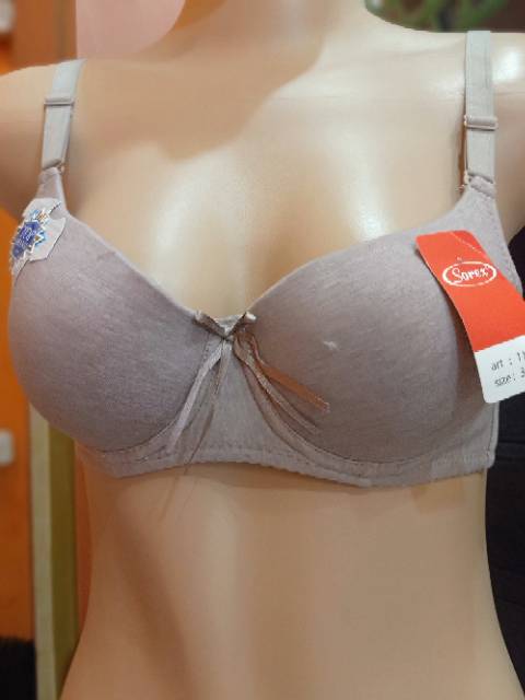 Sorex bra kode 11119 UK.34-38 melange collection kawat busa sedang